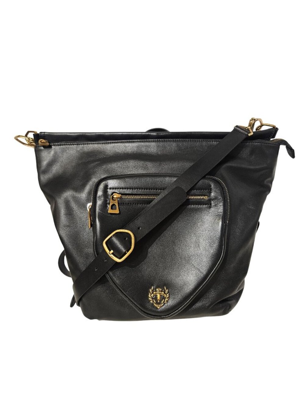 Rudsak Black Leather Crossbody Bag/Backpack